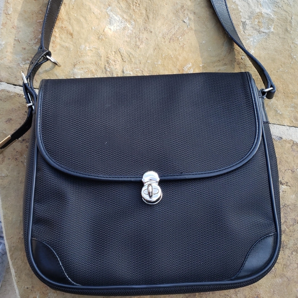 Piero Guido black shoulder bag